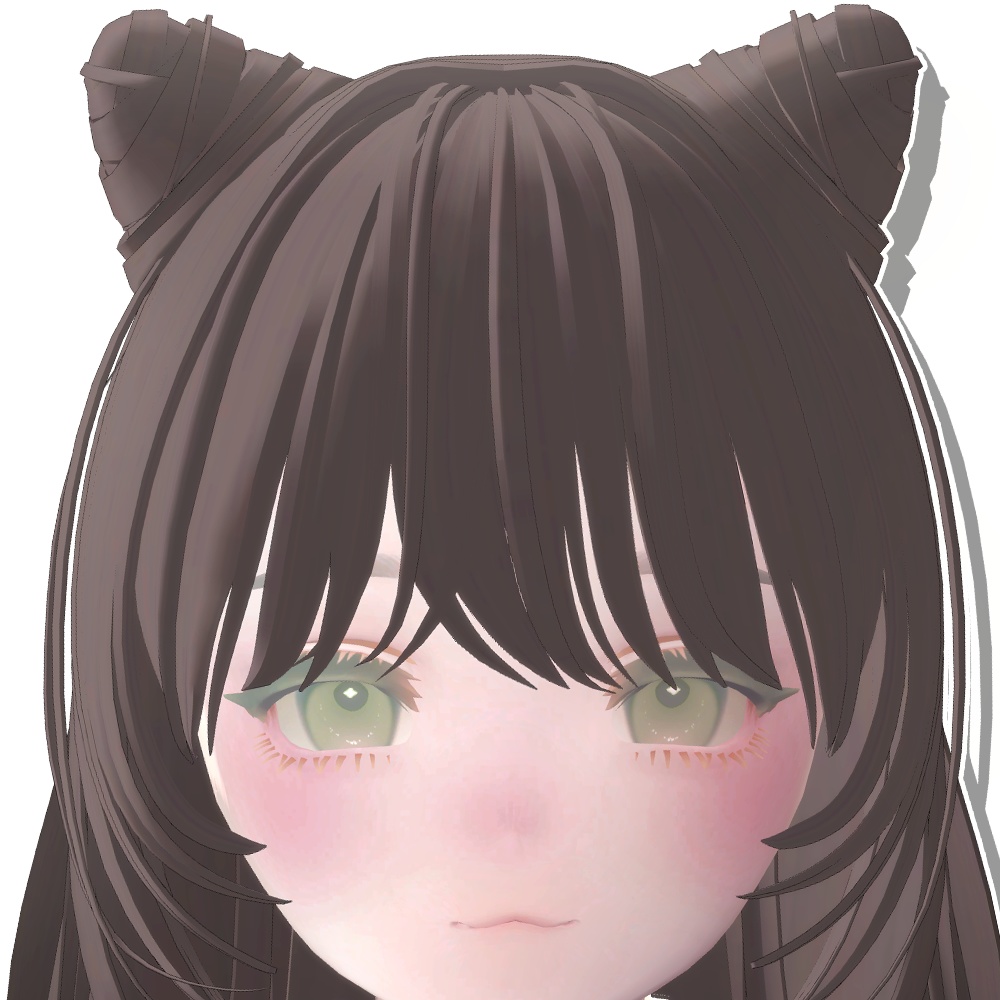 【3アバター対応】おだんご【髪型/VRChat想定】