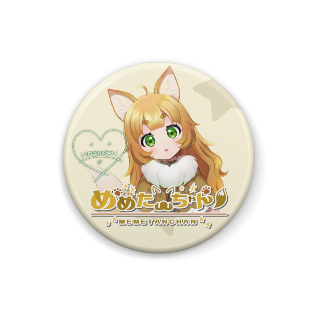 サイン入り缶バッチ