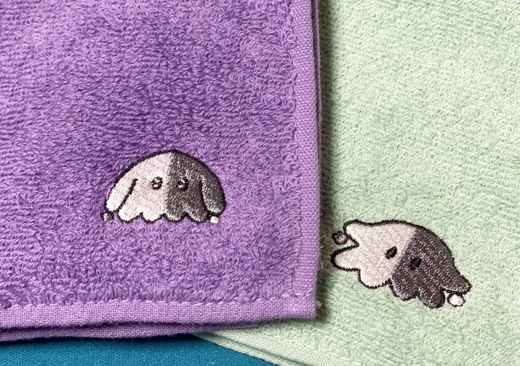 メンダコ刺繍ハンカチ