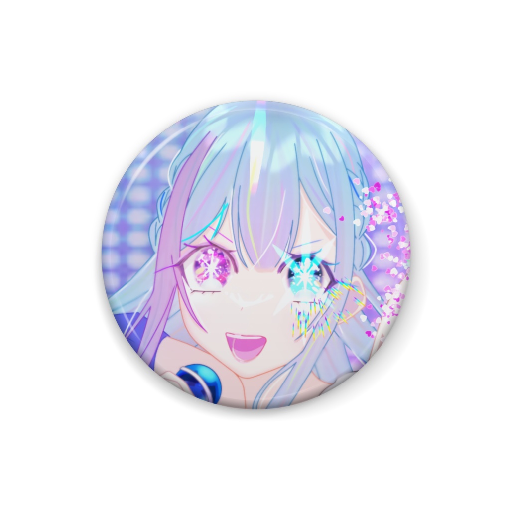 4D缶バッジ ① アイドルver.