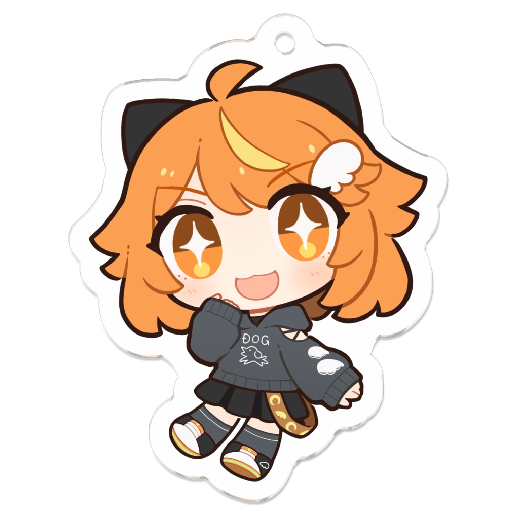 鴟梟りぐも 誕生日グッズ2023|ミニりぐもアクリルキーホルダー【裏面コーティング有】