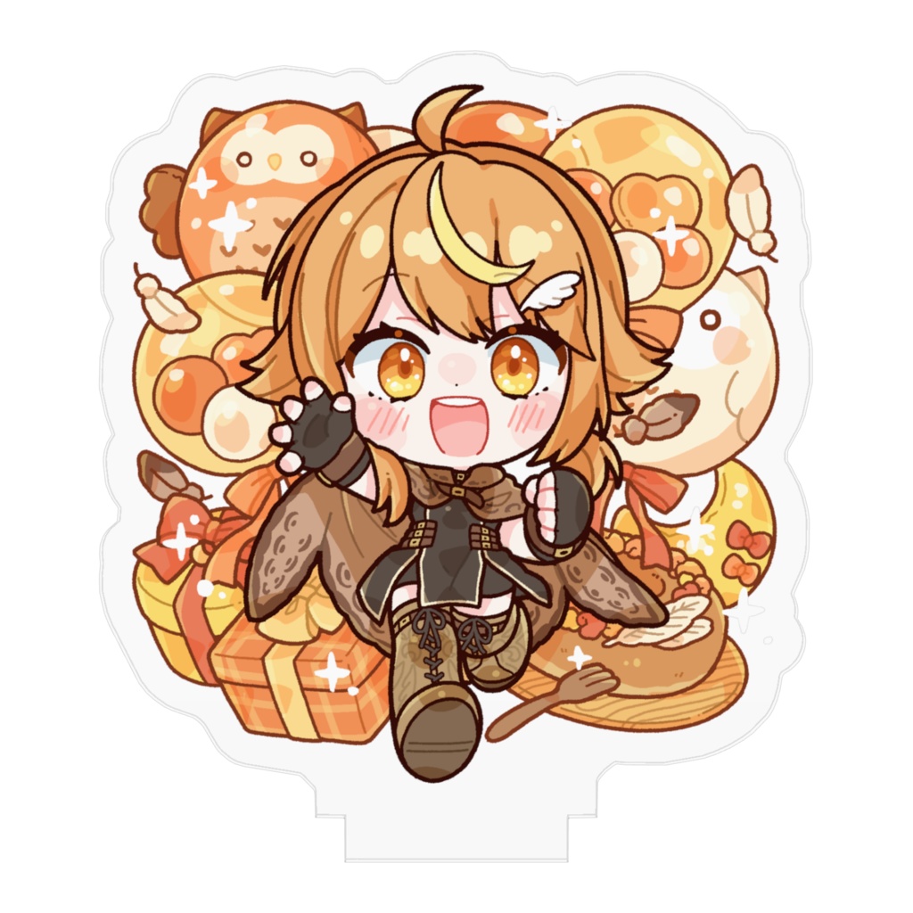 鴟梟りぐも 4周年記念グッズ|アクリルフィギュア