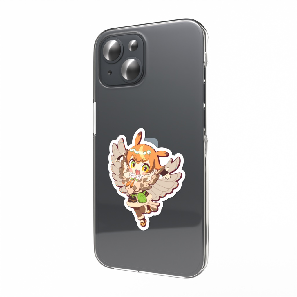 鴟梟りぐも 5周年記念グッズ|スマホステッカー