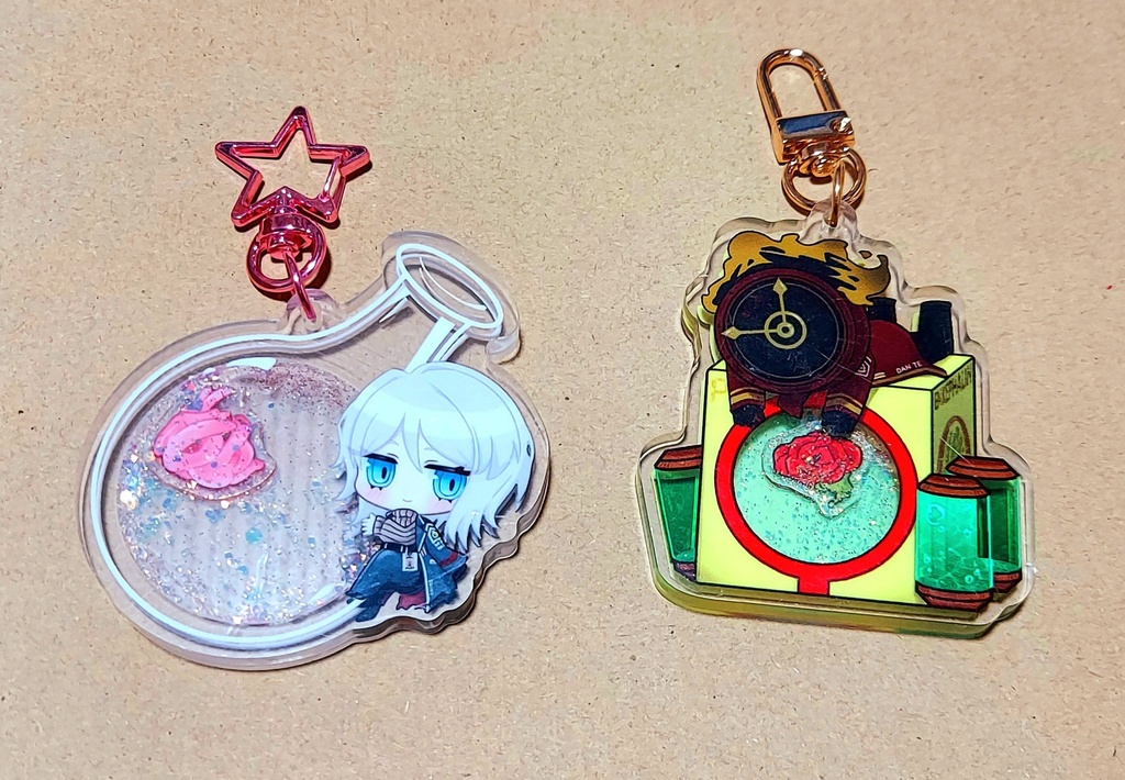 グリッターオイルアクキー