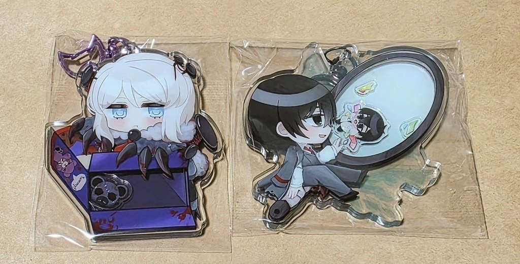 シャカシャカアクリルキーホルダー