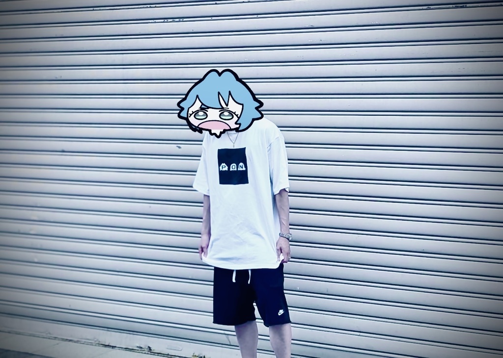 PONKOTSU Tシャツ ステッカー付