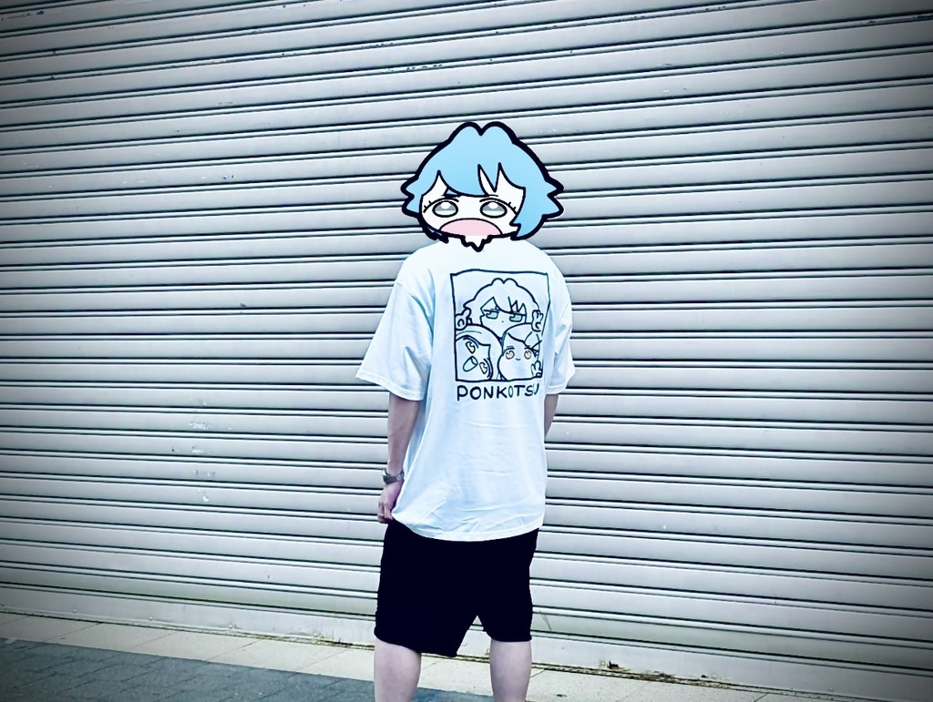 PONKOTSU Tシャツ ステッカー付