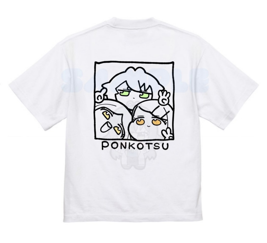 PONKOTSU Tシャツ ステッカー付