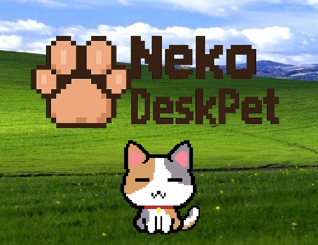 【無料】デスクトップで応援してくれる猫『Neko DeskPet 』