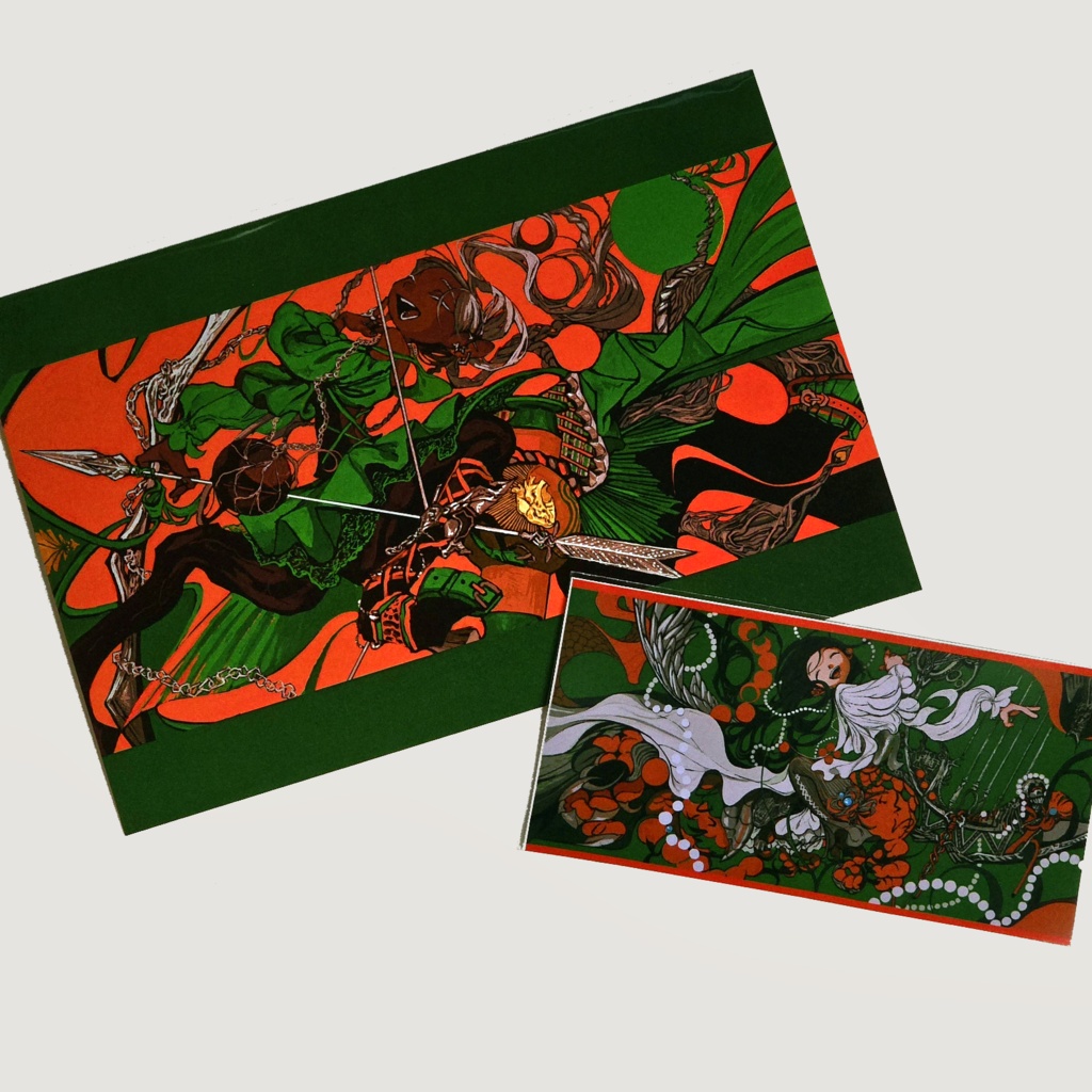 ポストカード＆ステッカーセットB