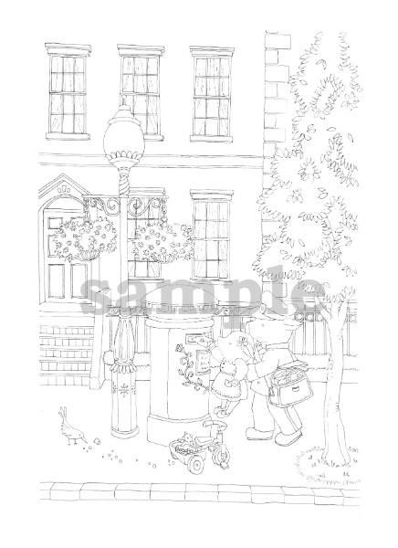 ぶたさんと郵便ポスト -Pig and postbox-