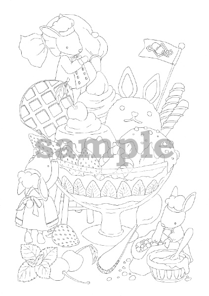 うさぎさんのパフェ-Rabbit's parfait-