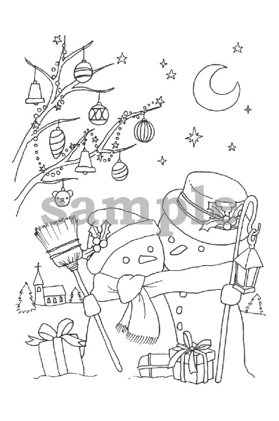 ゆきだるまさんのクリスマス-Snowman's Christmas-