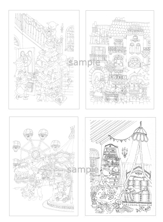 mizuho's coloring book (22sheets)