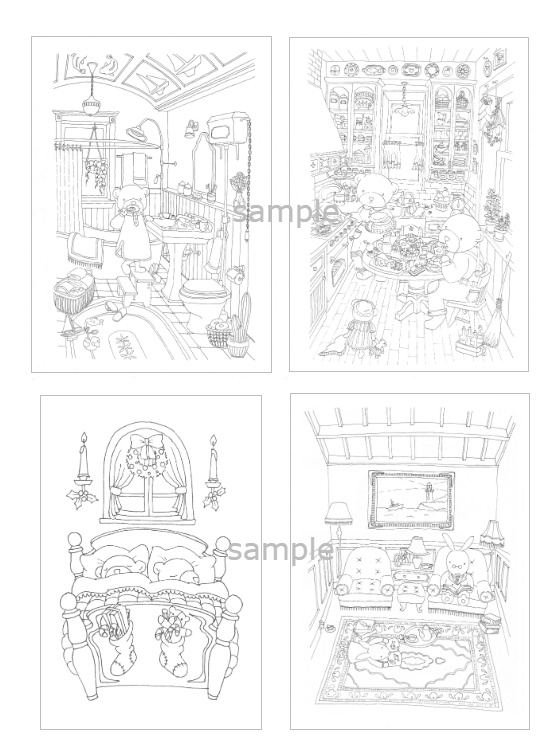 mizuho's coloring book (22sheets)