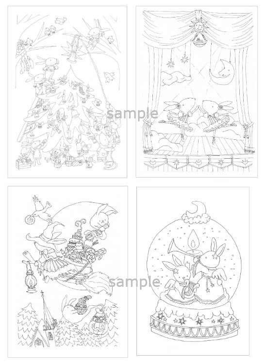 mizuho's coloring book (22sheets)