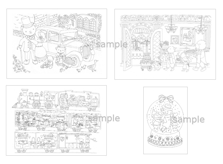 mizuho's coloring book (22sheets)