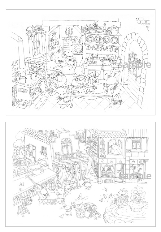 mizuho's coloring book (22sheets)