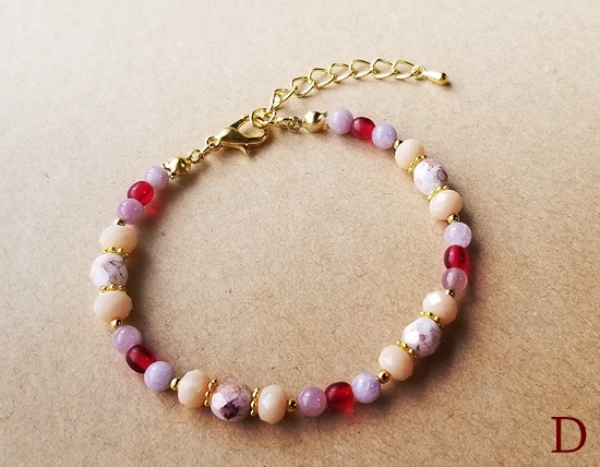 天然石×ビーズのブレスレット(バリエーション有)