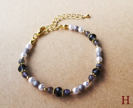 天然石×ビーズのブレスレット(バリエーション有)