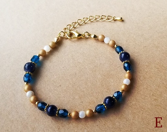 天然石×ビーズのブレスレット(バリエーション有)