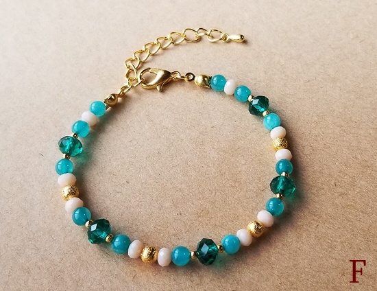 天然石×ビーズのブレスレット(バリエーション有)