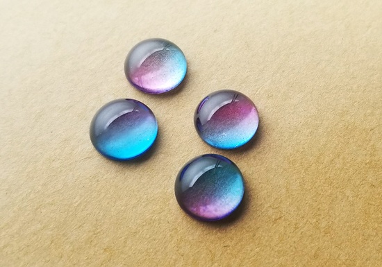 ブルーグラデーションのイヤリング(A)