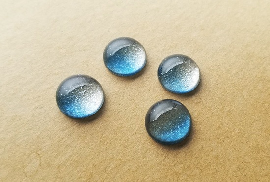 ブルーグラデーションのイヤリング(B)