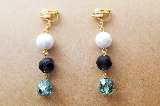 ソーダの煌めきイヤリング