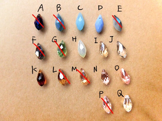 一粒雫のネックレス(バリエーション有)