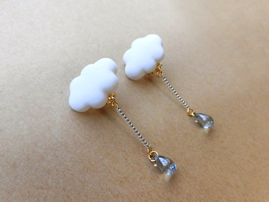 雨雲イヤリング