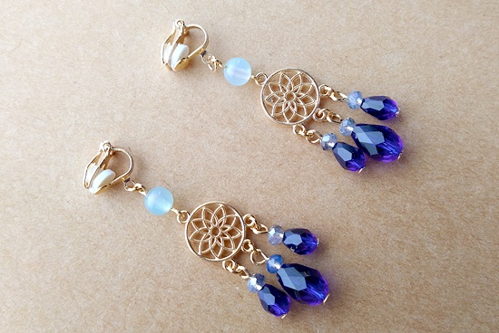 ドリームキャッチャーイヤリング(バリエーション有)