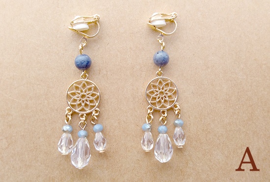 ドリームキャッチャーイヤリング(バリエーション有)