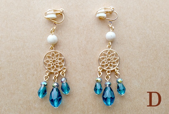 ドリームキャッチャーイヤリング(バリエーション有)