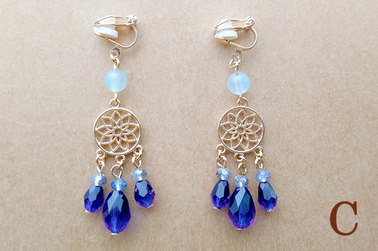 ドリームキャッチャーイヤリング(バリエーション有)