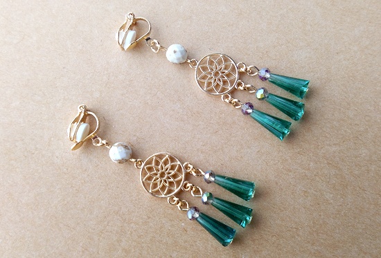 ドリームキャッチャーイヤリング(バリエーション有)