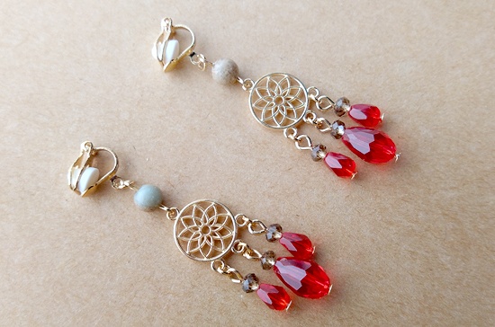 ドリームキャッチャーイヤリング(バリエーション有)