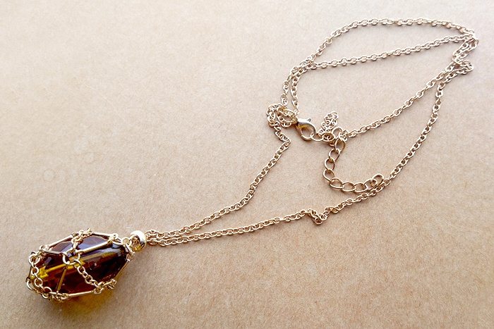 ネットケージネックレス（D）