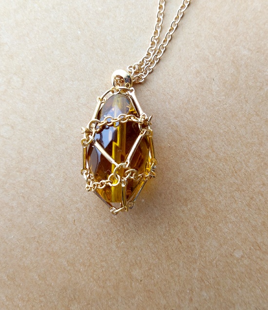 ネットケージネックレス（D）