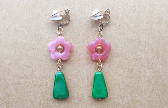 キャンディマーブルイヤリング（A）