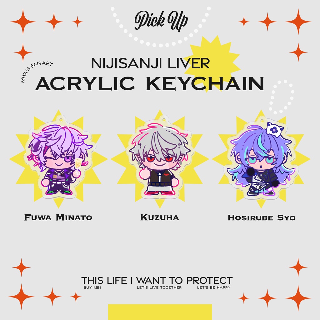 【非公式】にじさんじアクリルキーホルダー