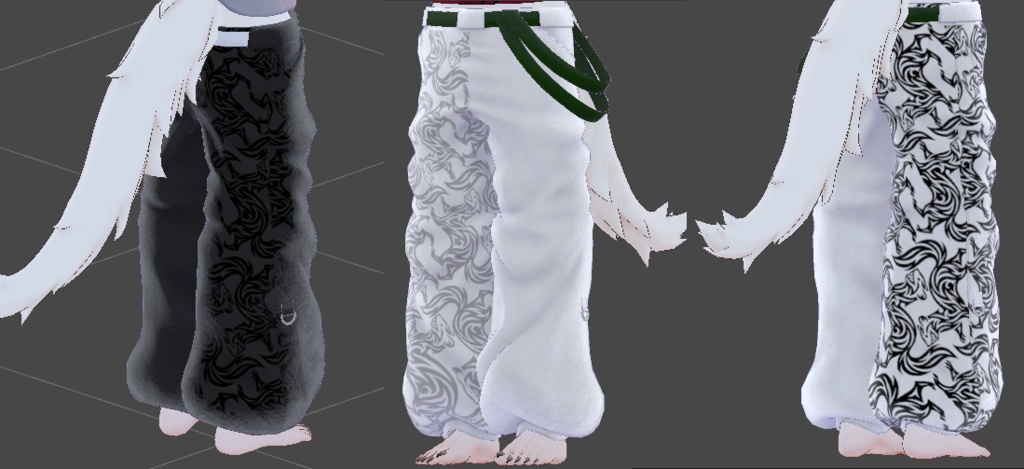 【Eter専用】イタチカナ ズボンテクスチャ【服】