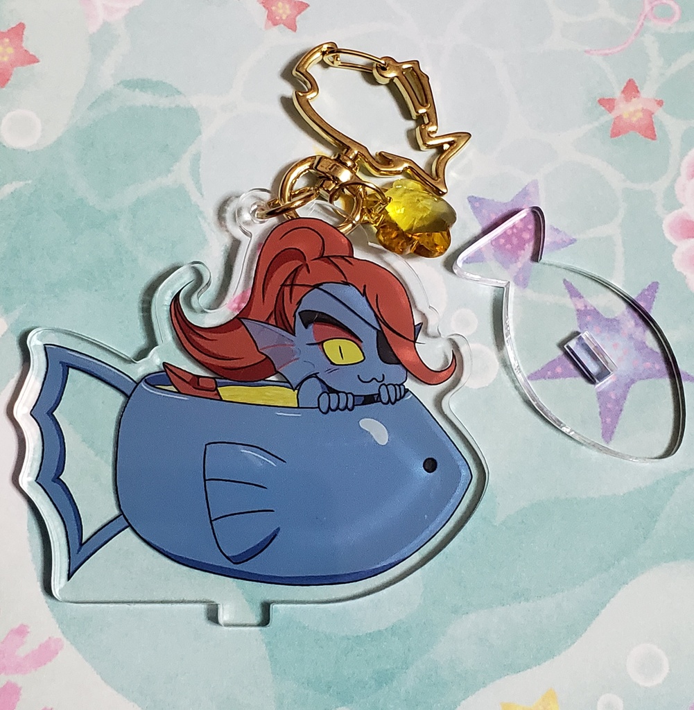 寿司茶ンアクリルキーホルダー・スタンド