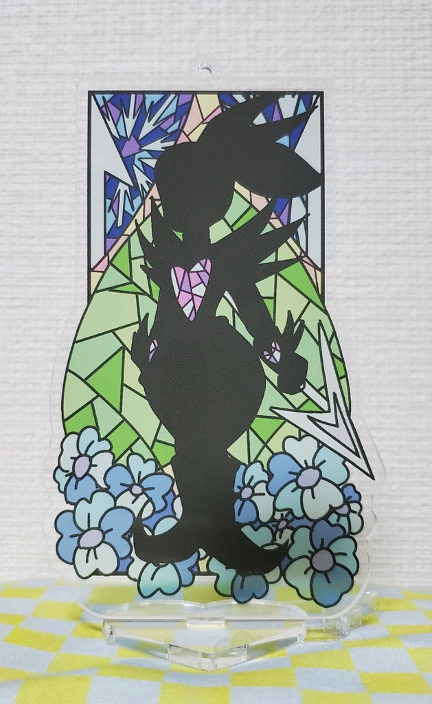 ニンゲン・アンダイン ステンドグラス風アクリルスタンドキーホルダー