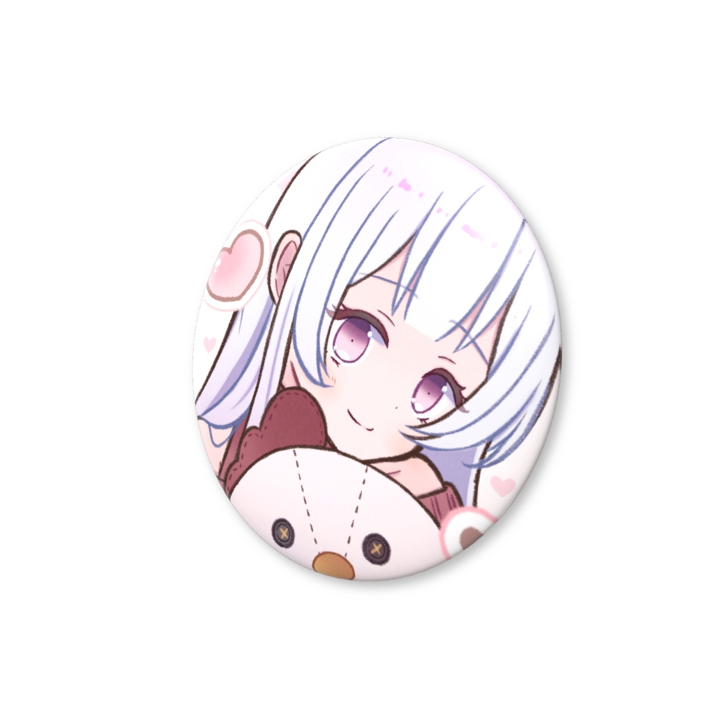 【特典付】Stealth×Morse,Lovebrain 缶バッジ かもめ(コメント入りお礼画像付)