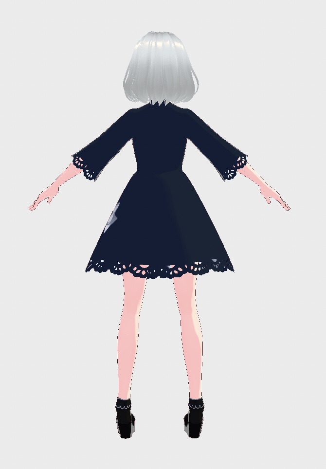 【無料版/支援版】VRoid正式版「リボンドレス」