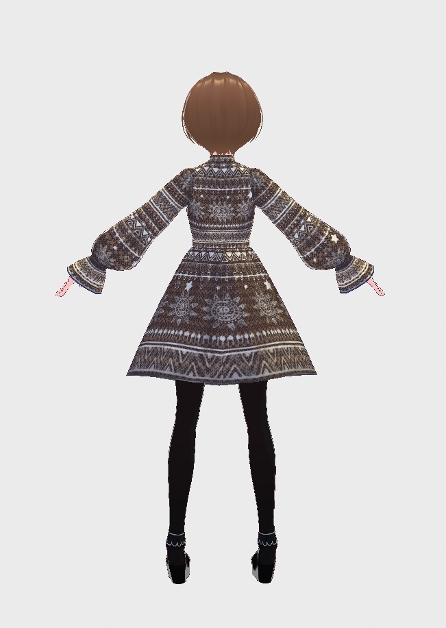 【無料版/支援版】VRoid正式版「ニットワンピース」