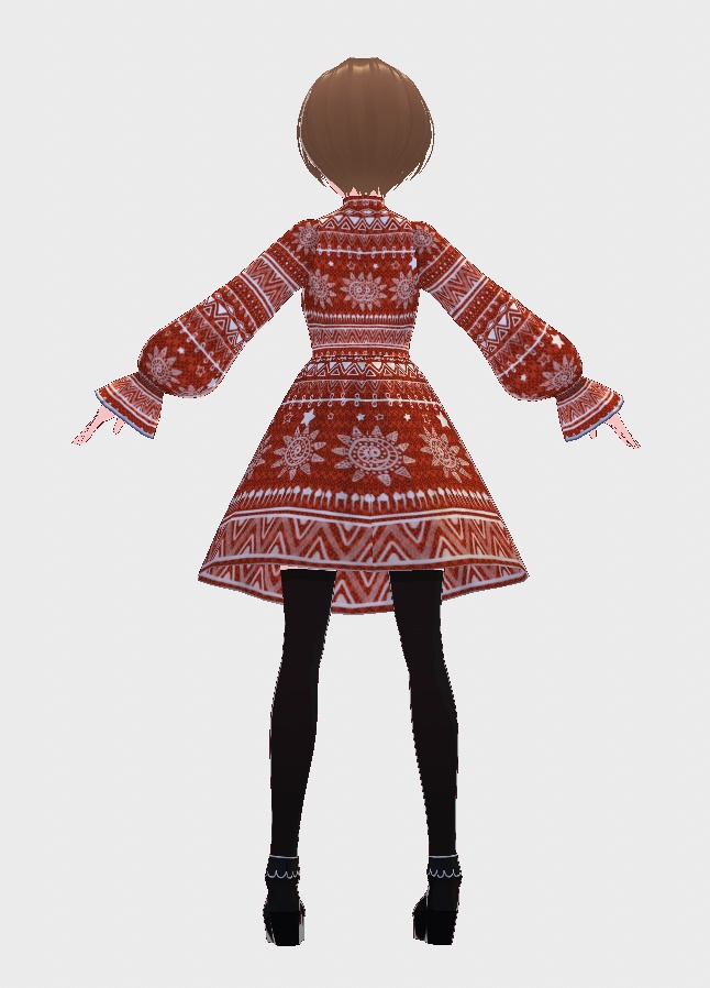 【無料版/支援版】VRoid正式版「ニットワンピース」