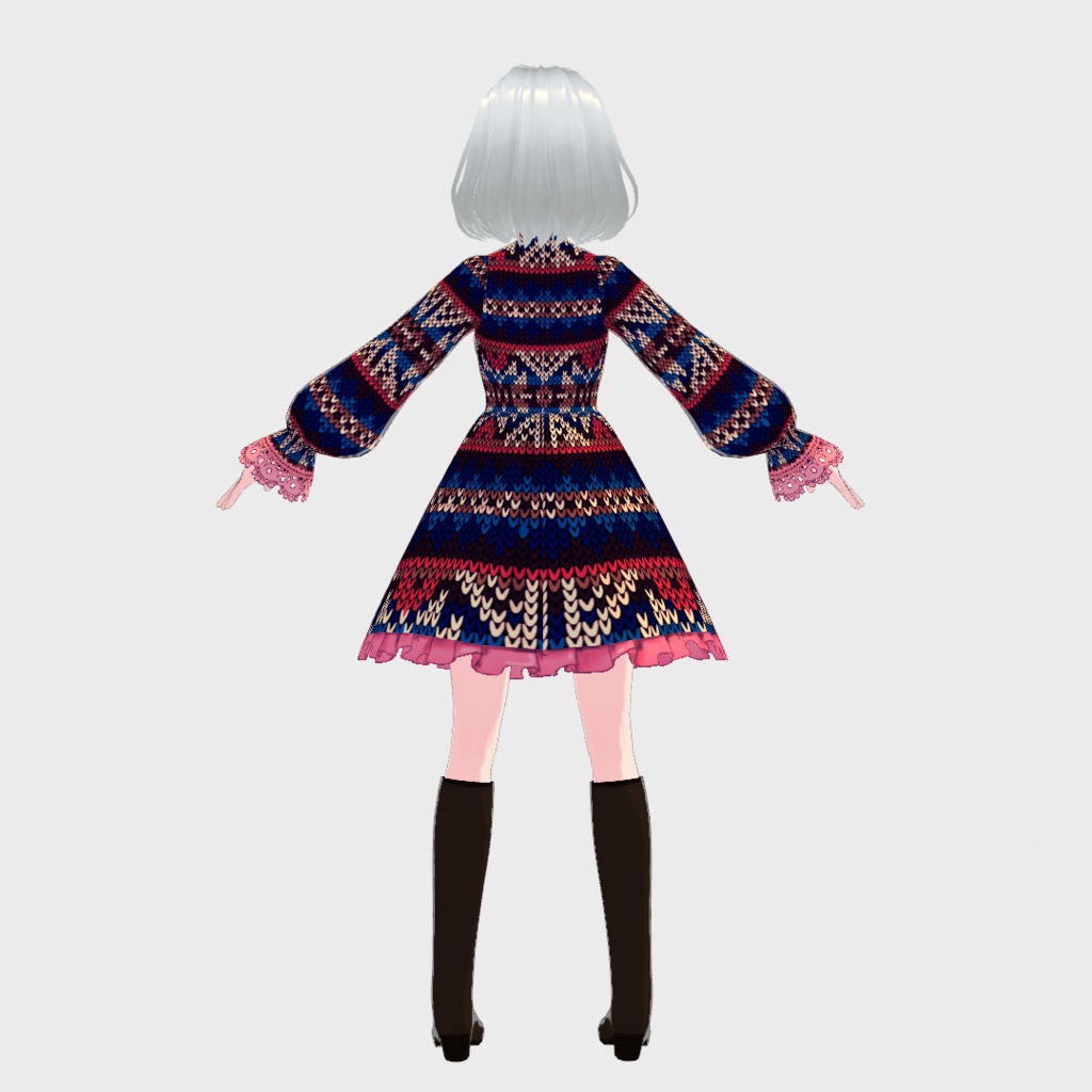 【無料版/支援版】VRoid正式版「ニットドレス」