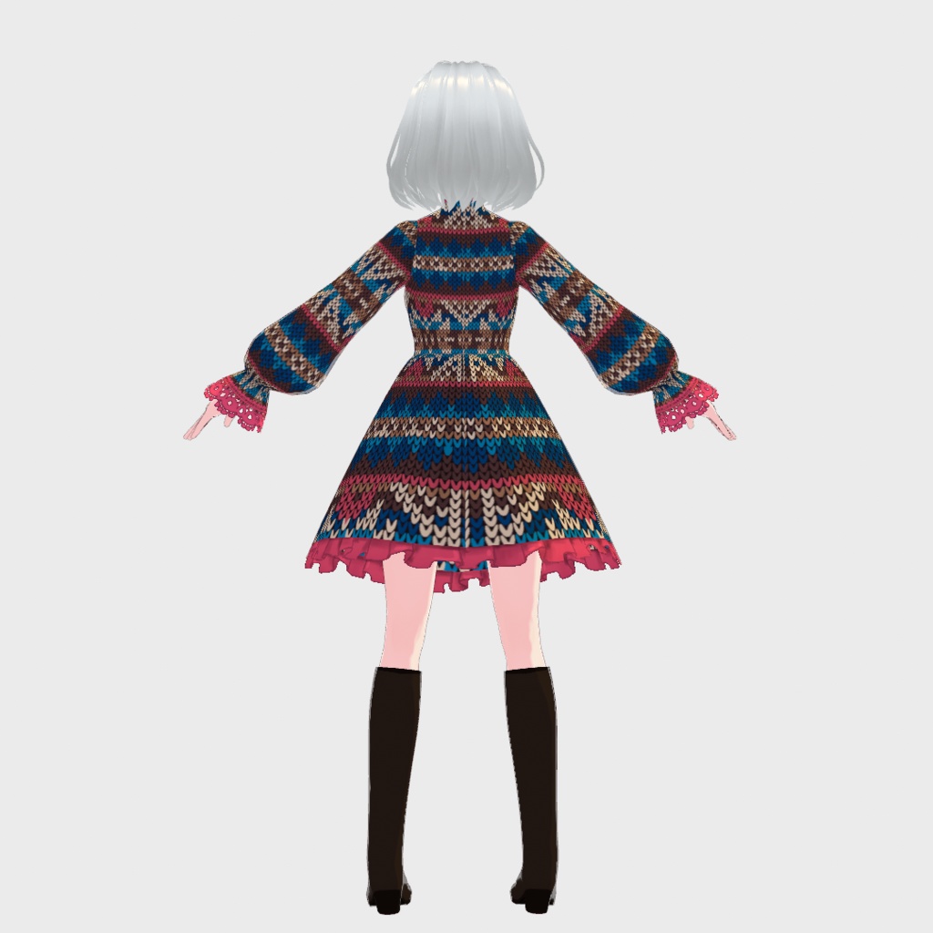 【無料版/支援版】VRoid正式版「ニットドレス」